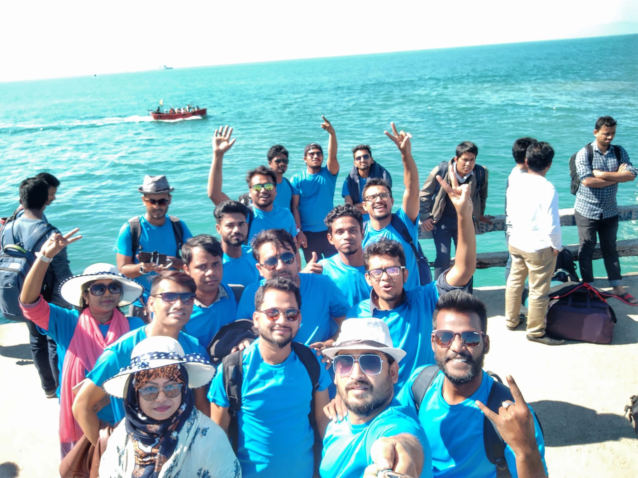 Saint Martins island group tour