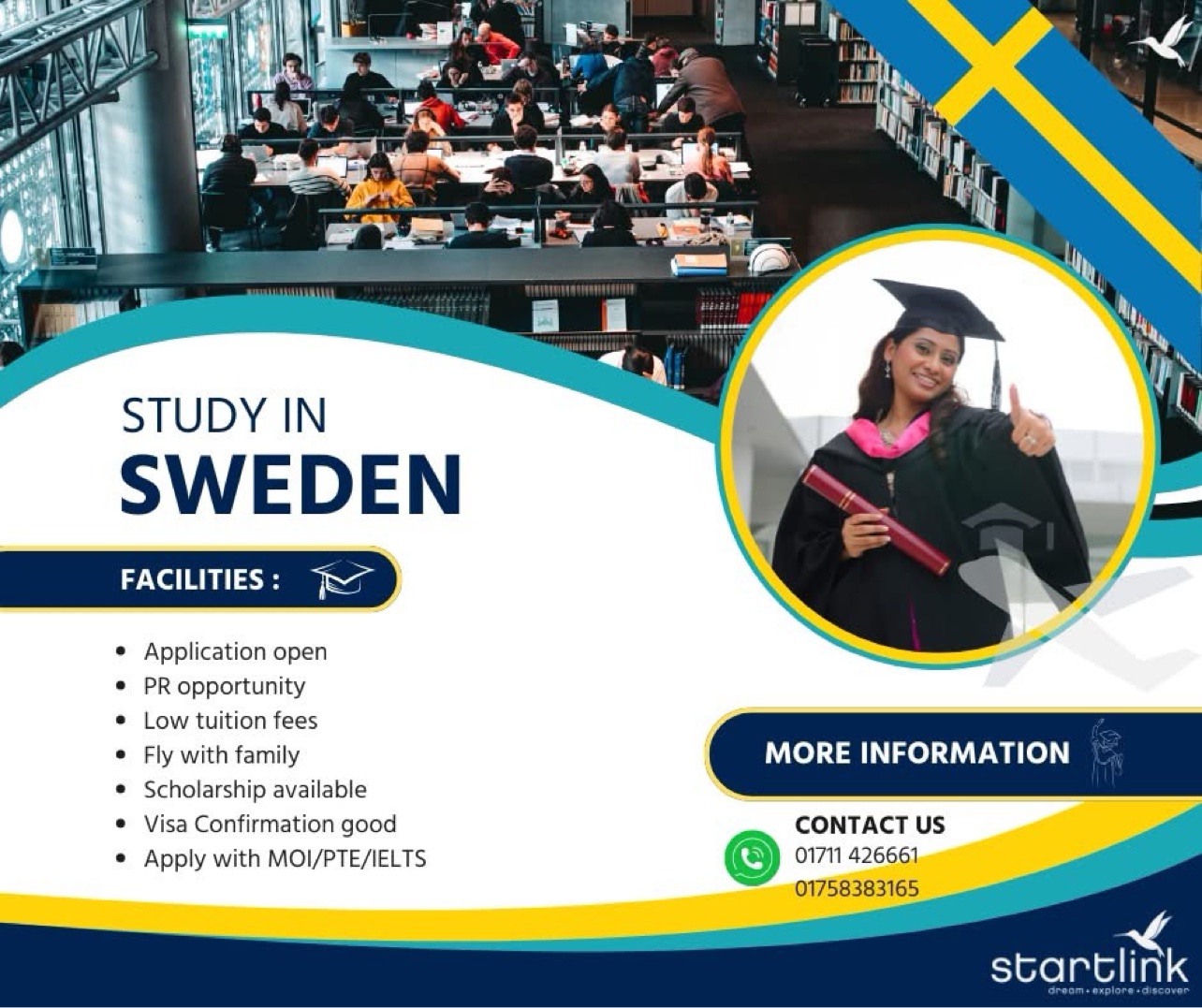 Study in Sweden — Startlink