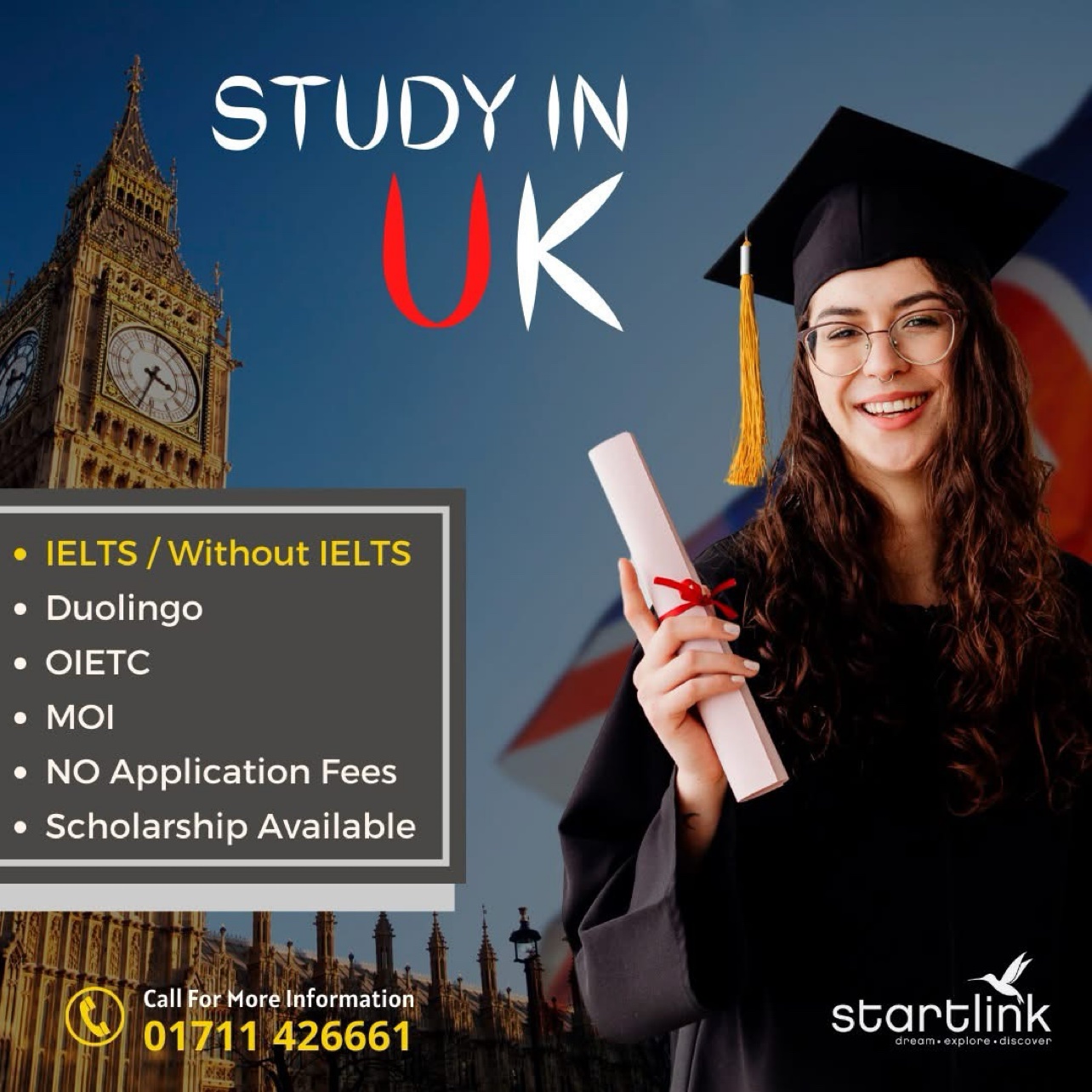 Study in UK — Startlink